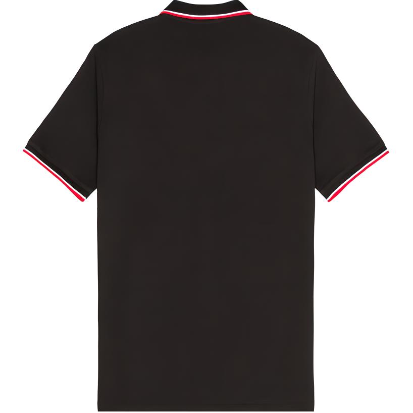 Lookbook Polo Ralph Lauren 經典條紋Logo印花黑色短袖POLO衫 710844275-001