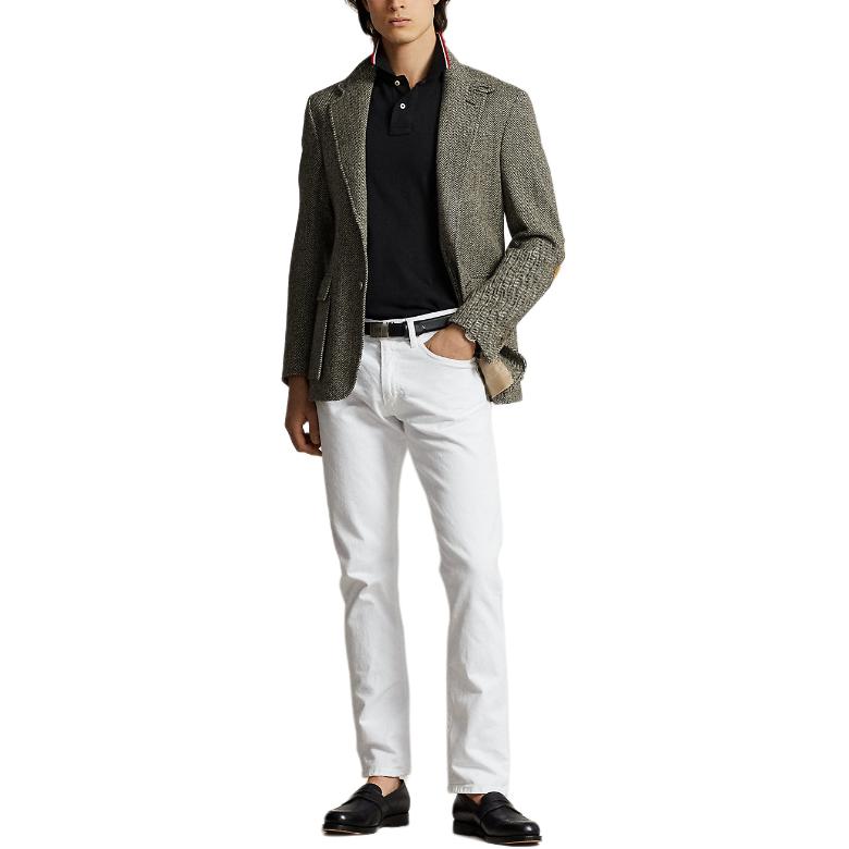 Details for Polo Ralph Lauren 經典條紋Logo印花黑色短袖POLO衫 710844275-001