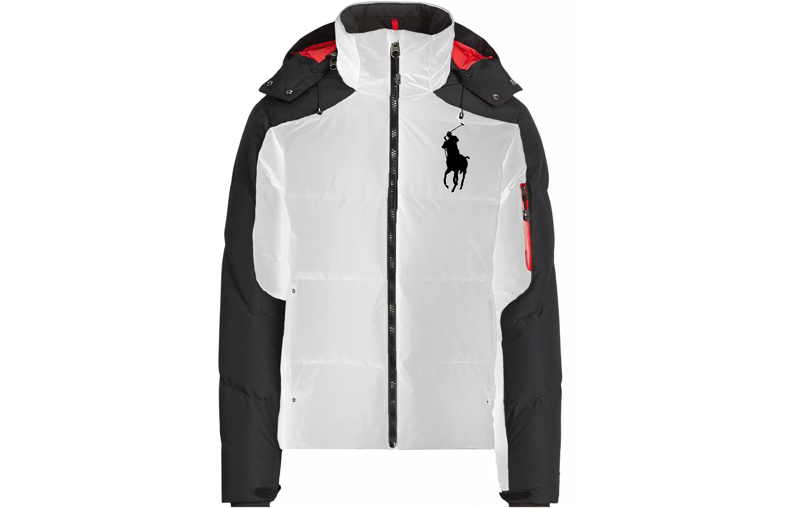 Polo Ralph Lauren Colorblock Logo Print Zip-Up Hoodie Jacket Men Multicolor. 710716127-008