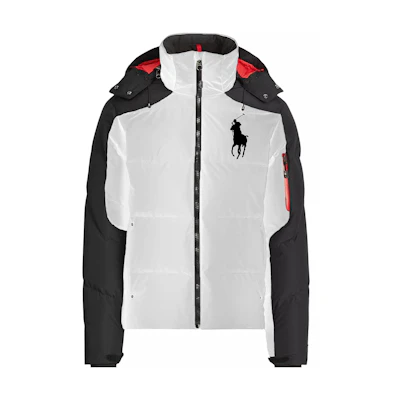 Polo Ralph Lauren Colorblock Logo Print Zip-Up Hoodie Jacket Men Multicolor. 710716127-008