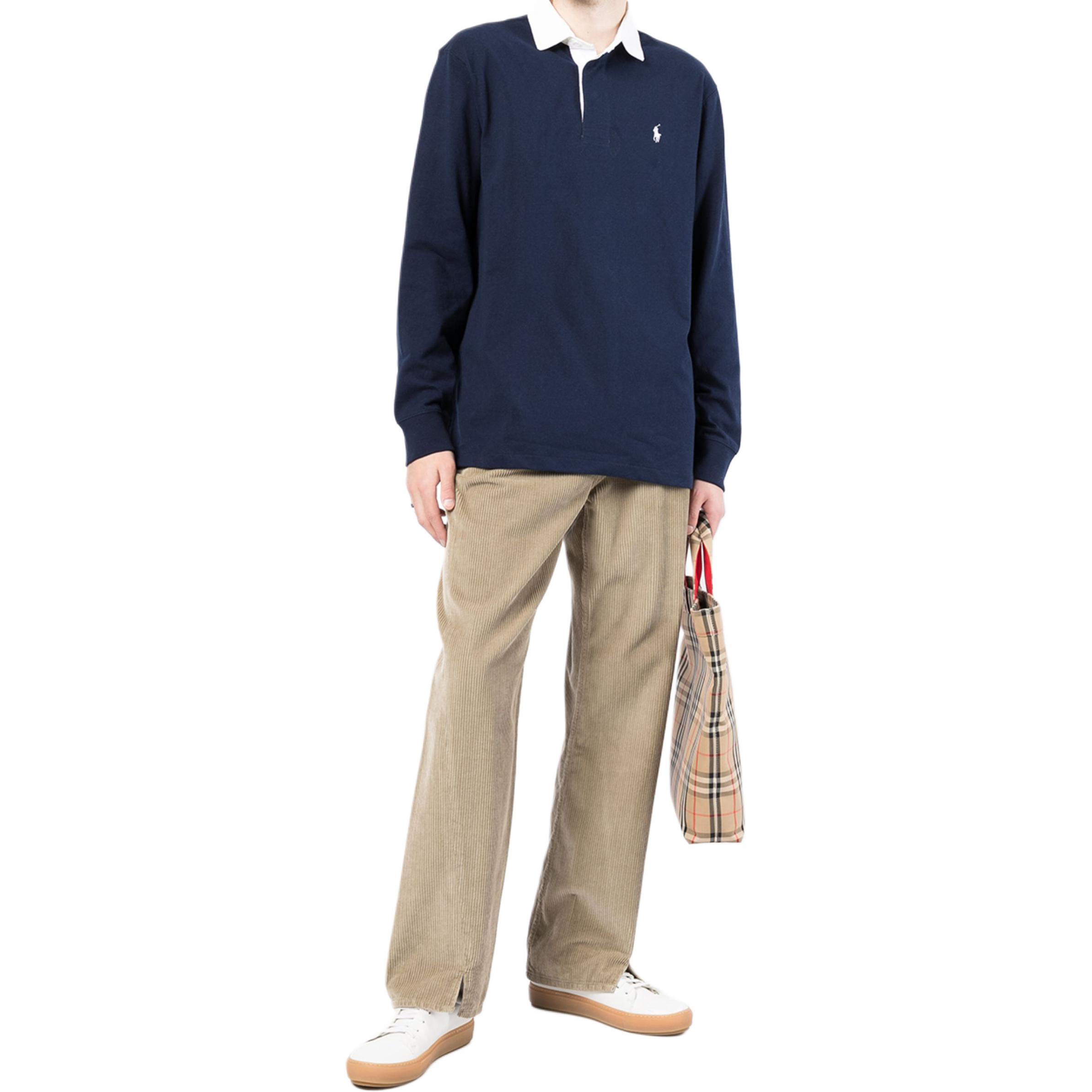 Polo Ralph Lauren Colorblock Long Sleeve Polo Shirt Blue . 710953503001 圖 3