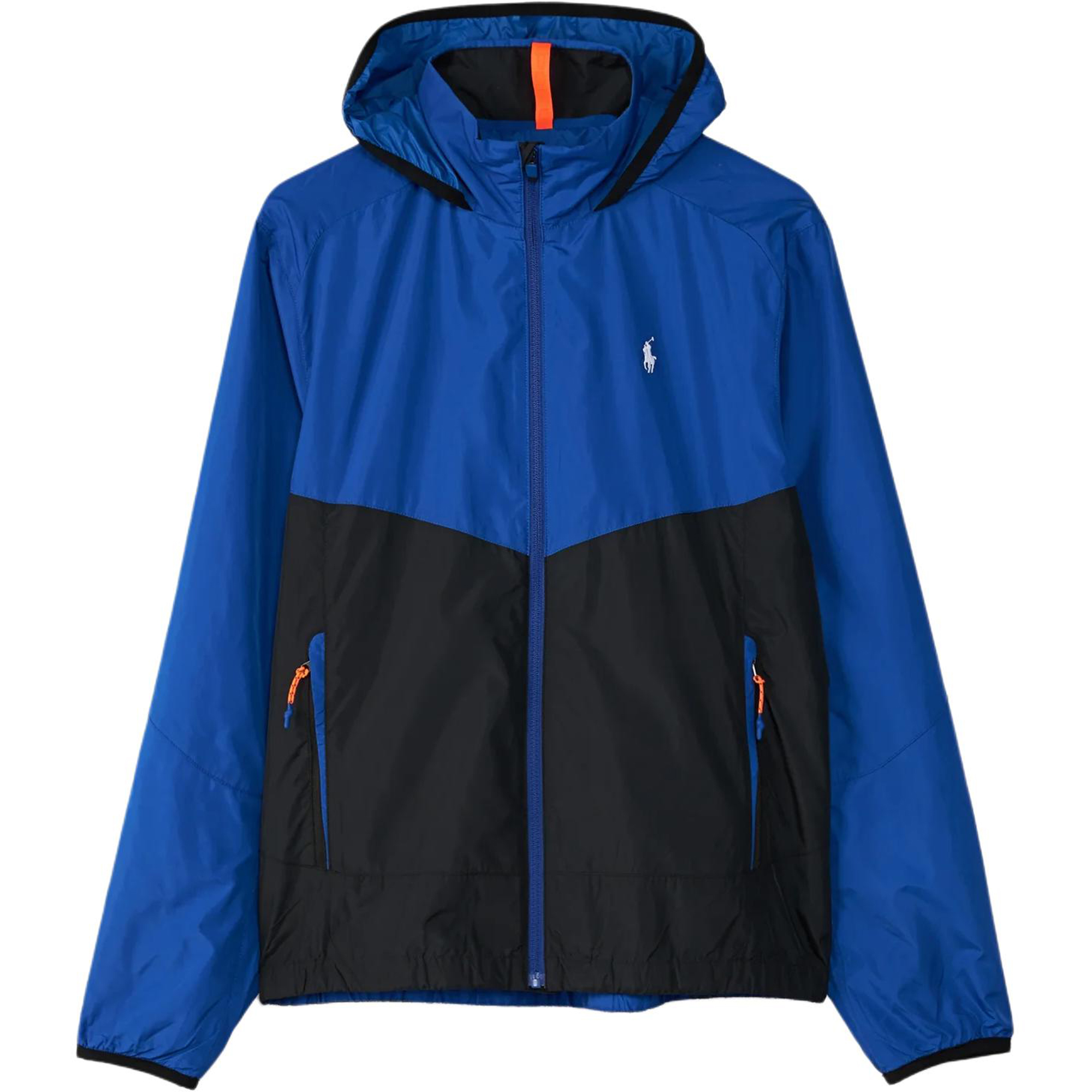 Buy Polo Ralph Lauren Colorblock Zip-Up Hoodie Jacket  Blue Long Sleeve Casual. 710923265-001