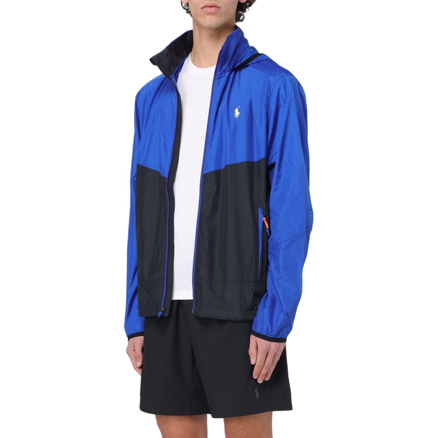 Purchase Polo Ralph Lauren Colorblock Zip-Up Hoodie Jacket  Blue Long Sleeve Casual. 710923265-001