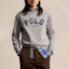Shop Polo Ralph Lauren Crewneck Logo Sweatshirt Vintage Heather Gelap 710952041003
