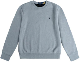 Polo Ralph Lauren Crewneck Long Sleeve Sweatshirt with Embroidered Pony Logo Grey 710859145002 Polo Ralph Lauren Crewneck Long Sleeve Sweatshirt with Embroidered Pony Logo Grey 710859145002