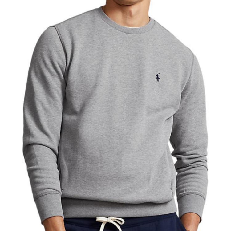 Purchase Polo Ralph Lauren Crewneck Lengan Panjang Logo Pony Bordir Abu-Abu 710859145002