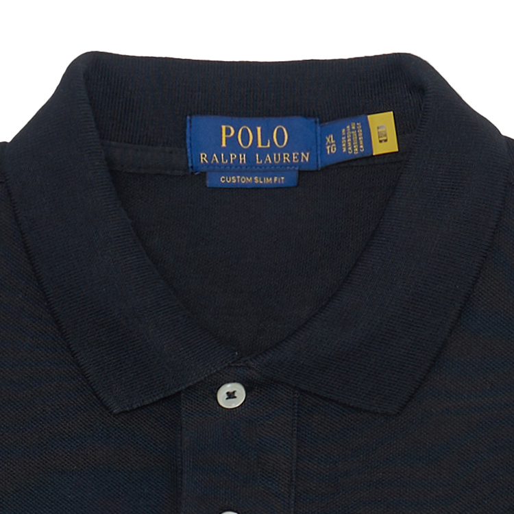 Details for Polo Ralph Lauren 刺繡黑色短袖修身版型 Polo 襯衫 710688969-001