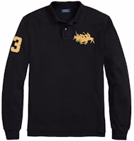 Order Polo Ralph Lauren 男款修身刺繡長袖POLO衫 MNPOKNI16822470-001