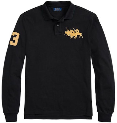 Polo Ralph Lauren 男款修身刺繡長袖POLO衫 MNPOKNI16822470-001 Order Polo Ralph Lauren 男款修身刺繡長袖POLO衫 MNPOKNI16822470-001