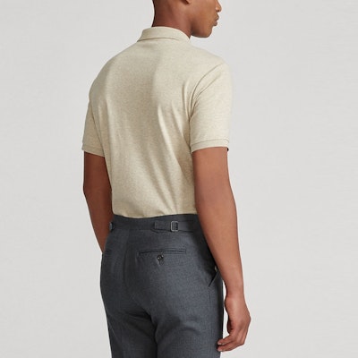 Polo Ralph Lauren Custom Slim Fit Logo Embroidered Cotton Polo Shirt Brown Mens. MNPOKNI1N821412-250 Shop Polo Ralph Lauren Custom Slim Fit Logo Embroidered Cotton Polo Shirt Brown Mens. MNPOKNI1N821412-250