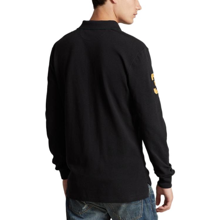 Purchase Polo Ralph Lauren 男款修身刺繡長袖POLO衫 MNPOKNI16822470-001