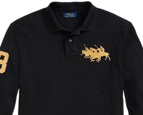 Polo Ralph Lauren 男款修身刺繡長袖POLO衫 MNPOKNI16822470-001 Details for Polo Ralph Lauren 男款修身刺繡長袖POLO衫 MNPOKNI16822470-001