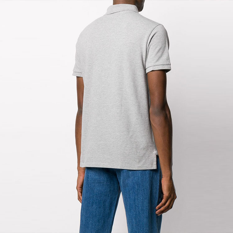 Details for Polo Ralph Lauren男士灰色定制修身刺绣标志短袖POLO衫 710795080-005