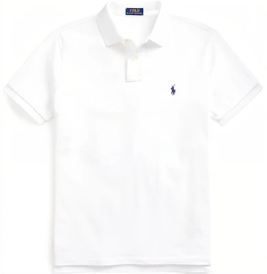 Polo Ralph Lauren Custom Slim Fit Mesh Polo Shirt Pria Warna Putih. MNPOKNI1N820078-100 Order Polo Ralph Lauren Custom Slim Fit Mesh Polo Shirt Pria Warna Putih. MNPOKNI1N820078-100