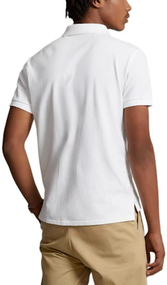 Polo Ralph Lauren Custom Slim Fit Mesh Polo Shirt Pria Warna Putih. MNPOKNI1N820078-100 Shop Polo Ralph Lauren Custom Slim Fit Mesh Polo Shirt Pria Warna Putih. MNPOKNI1N820078-100