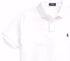 Details for Polo Ralph Lauren 白色男士修身網眼 Polo 襯衫 MNPOKNI1N820078-100