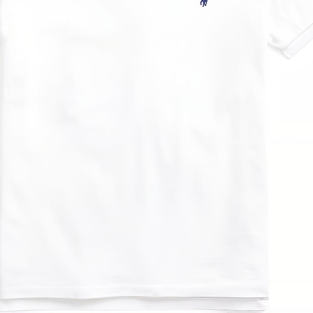 Polo Ralph Lauren Custom Slim Fit Mesh Polo Shirt White for Men. MNPOKNI1N820078-100 圖 7