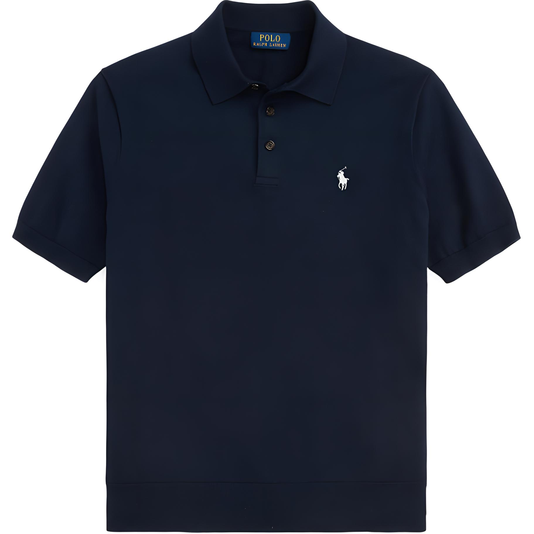 Polo Ralph Lauren Custom Slim Fit Solid Logo Polo Shirt Men SS24 Navy Blue MNPOSWE1N820039-400 圖 2