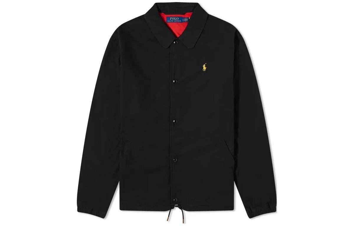 Polo Ralph Lauren Dragon Pattern Print Long-Sleeve Jacket for Men - Black 710926916-001