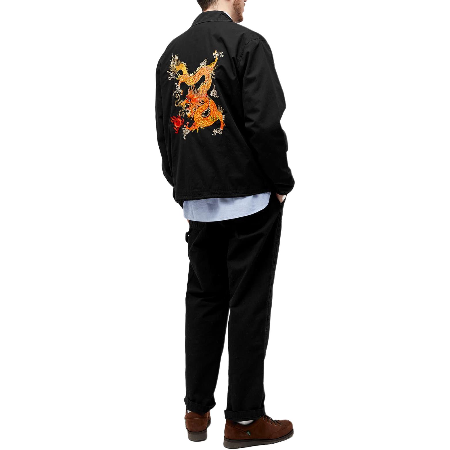 Polo Ralph Lauren Dragon Pattern Print Long-Sleeve Jacket for Men - Black 710926916-001 圖 5
