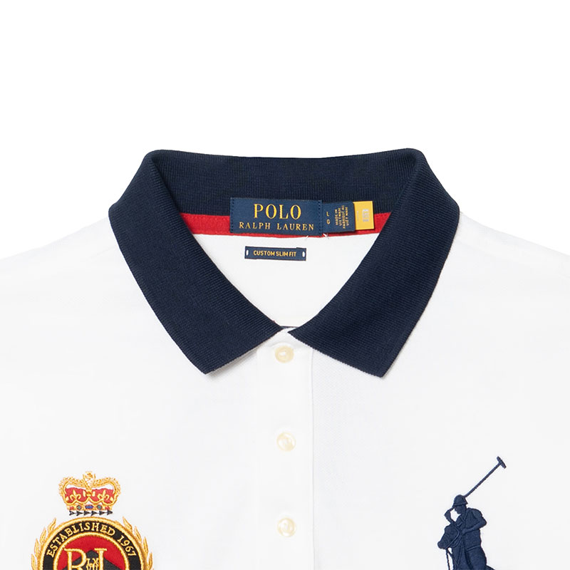 Details for Polo Ralph Lauren Camisa Polo de Algodón Bordada para Hombre Multicolor. 710790853-003