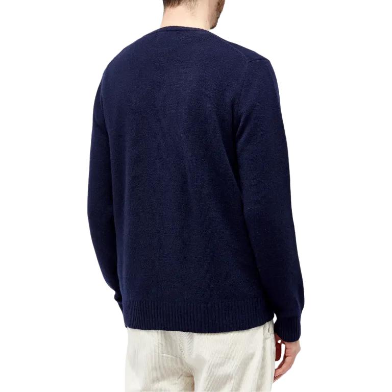 Polo Ralph Lauren Embroidered Logo Crewneck Sweater Navy Blue Men 710878292-002 圖 5