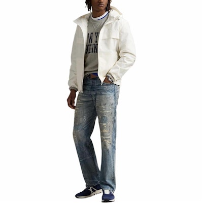 Polo Ralph Lauren 男士刺绣标志全拉链连帽外套 洗白色 MNPOOTW16021608-100 Shop Polo Ralph Lauren 男士刺绣标志全拉链连帽外套 洗白色 MNPOOTW16021608-100