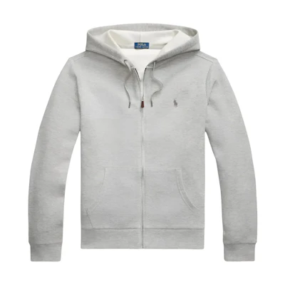 Polo Ralph Lauren Embroidered Logo Hoodie Grey. 710909884-003
