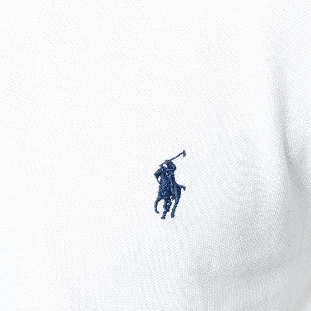 Details for Polo Ralph Lauren Embroidered Logo Long Sleeve Polo Shirt White -  Classic Style 710681126-001