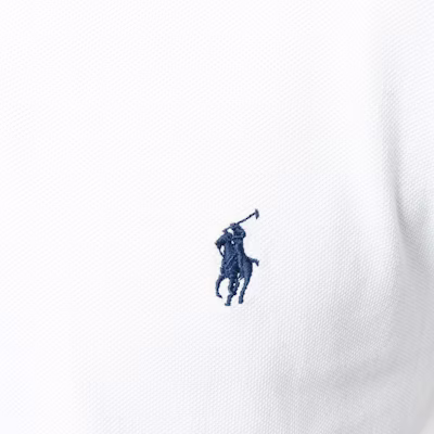 Polo Ralph Lauren Embroidered Logo Long Sleeve Polo Shirt White - Classic Style 710681126-001 Details for Polo Ralph Lauren Embroidered Logo Long Sleeve Polo Shirt White - Classic Style 710681126-001