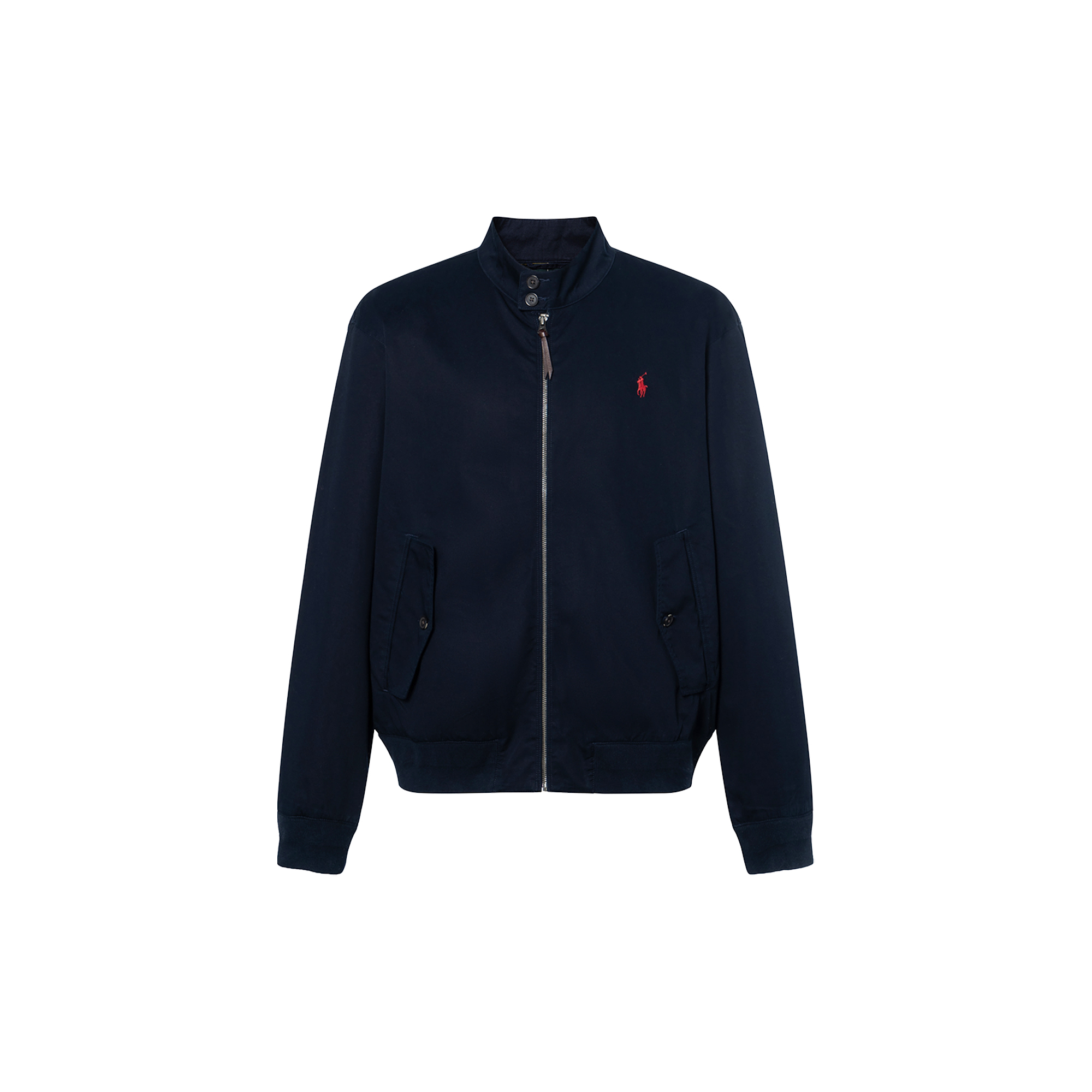 Polo Ralph Lauren Embroidered Logo Navy Zip-Up Long Sleeve Jacket for Men 710923261-002