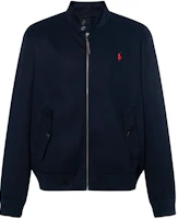 Polo Ralph Lauren Embroidered Logo Navy Zip-Up Long Sleeve Jacket for Men 710923261-002 Polo Ralph Lauren Embroidered Logo Navy Zip-Up Long Sleeve Jacket for Men 710923261-002