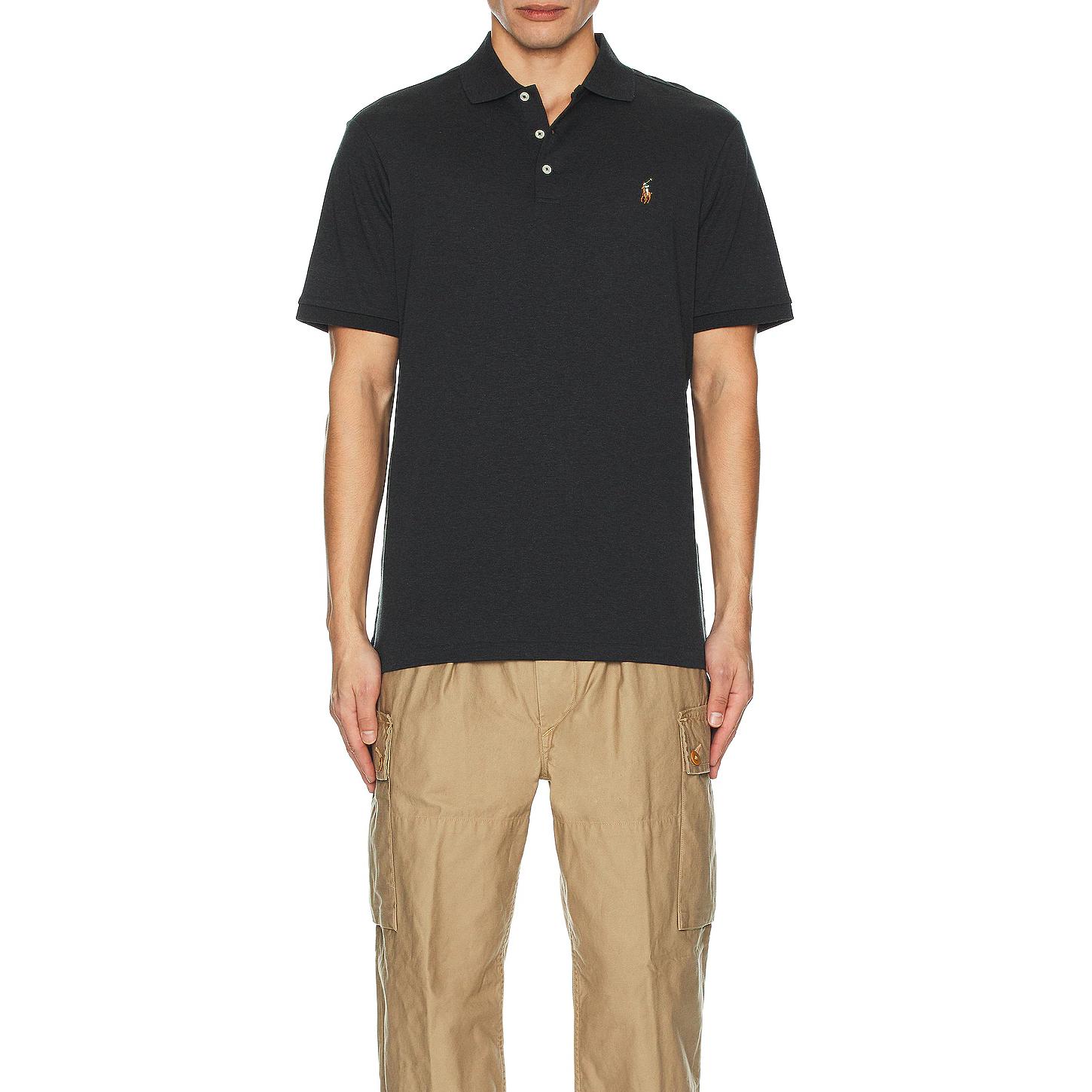 Polo Ralph Lauren Embroidered Logo Short Sleeve Polo Shirt Black - . 710660606-101 圖 4