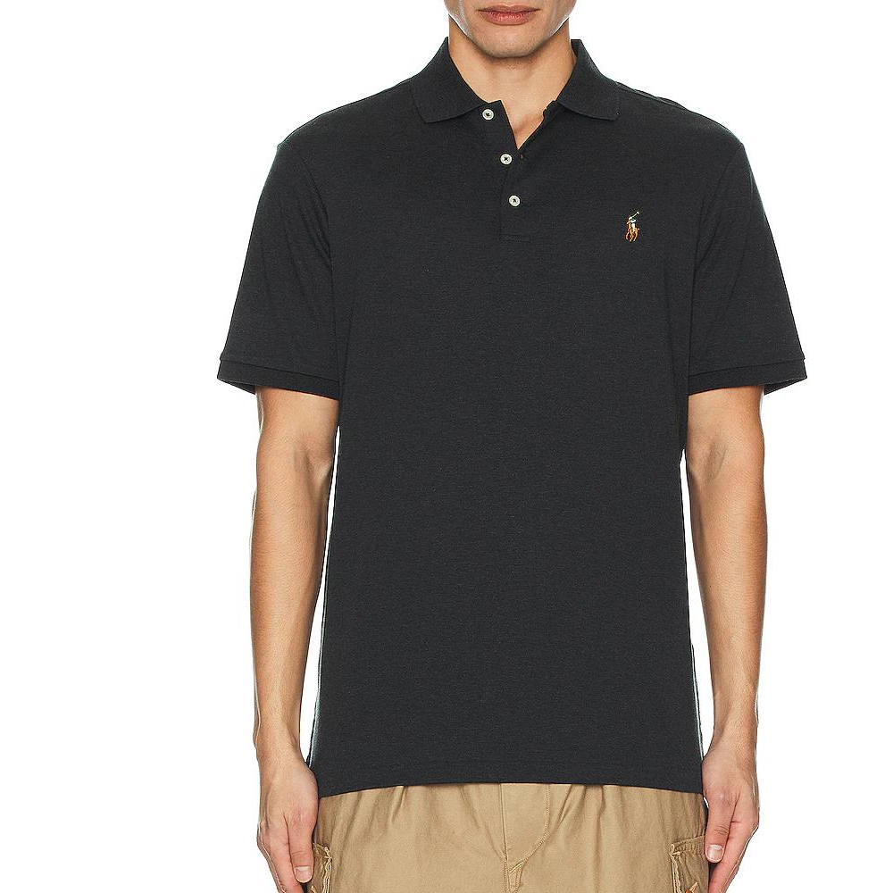 Polo Ralph Lauren Embroidered Logo Short Sleeve Polo Shirt Black - . 710660606-101 圖 5