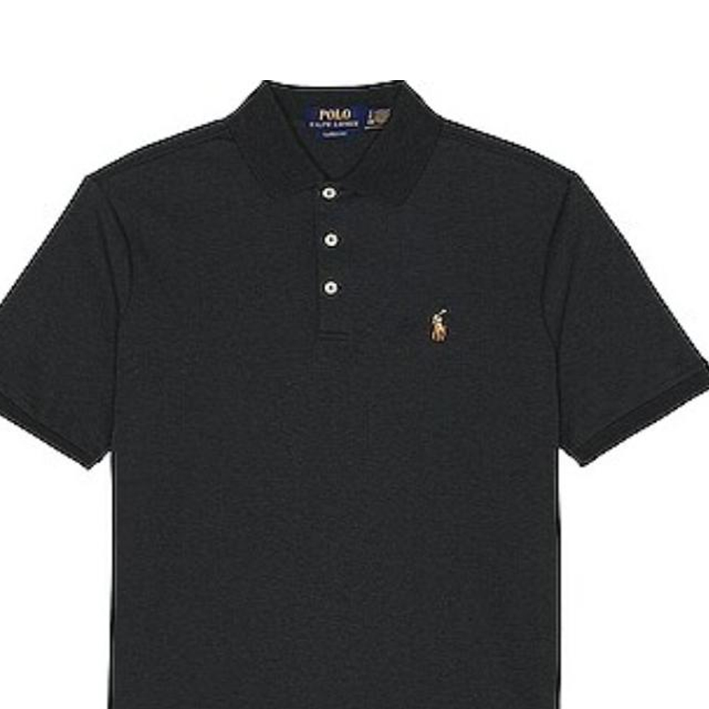 Polo Ralph Lauren Embroidered Logo Short Sleeve Polo Shirt Black - . 710660606-101 圖 6