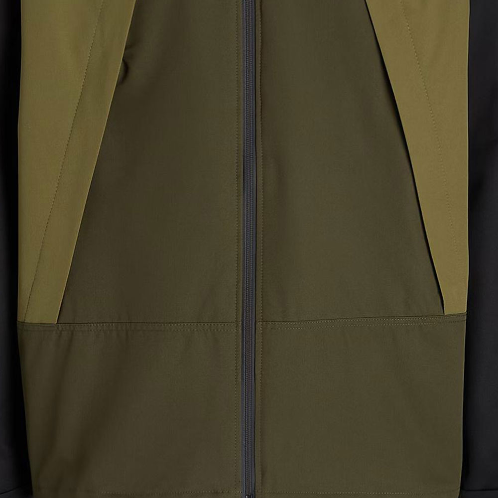 Shop Polo Ralph Lauren Jaket Warna Warni Tahan Air Logo Bordir Hijau Zaitun Pria 100036619-OLIVE-GREEN