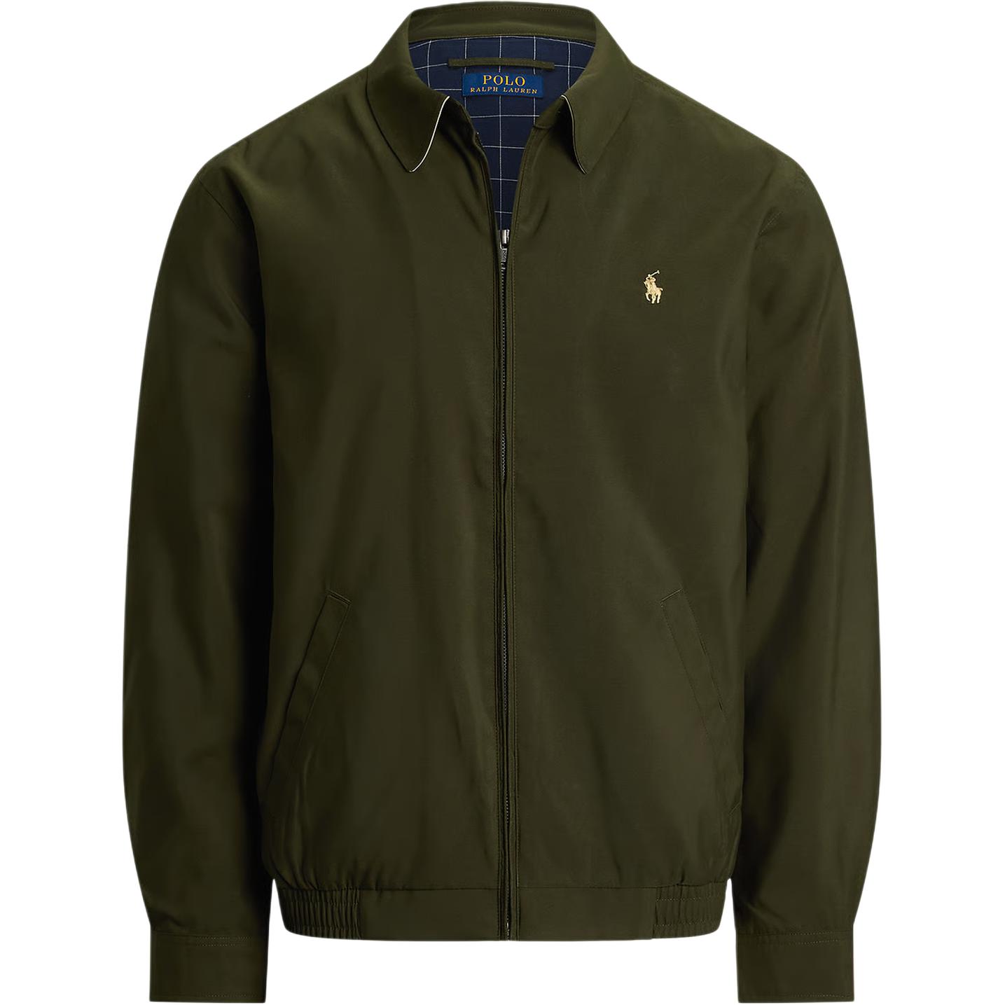 Polo Ralph Lauren Embroidered Logo Zip-Up Polo Jacket Green 710940744-003