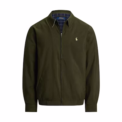Polo Ralph Lauren Embroidered Logo Zip-Up Polo Jacket Green 710940744-003