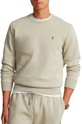 Polo Ralph Lauren Sweatshirt Logo Pony Bordir Crewneck Beige Brown 710634932-013 Buy Polo Ralph Lauren Sweatshirt Logo Pony Bordir Crewneck Beige Brown 710634932-013