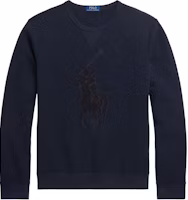 Polo Ralph Lauren Equestrian Embroidered Crewneck Sweatshirt Navy Men’s. 710926499-001 Polo Ralph Lauren Equestrian Embroidered Crewneck Sweatshirt Navy Men’s. 710926499-001