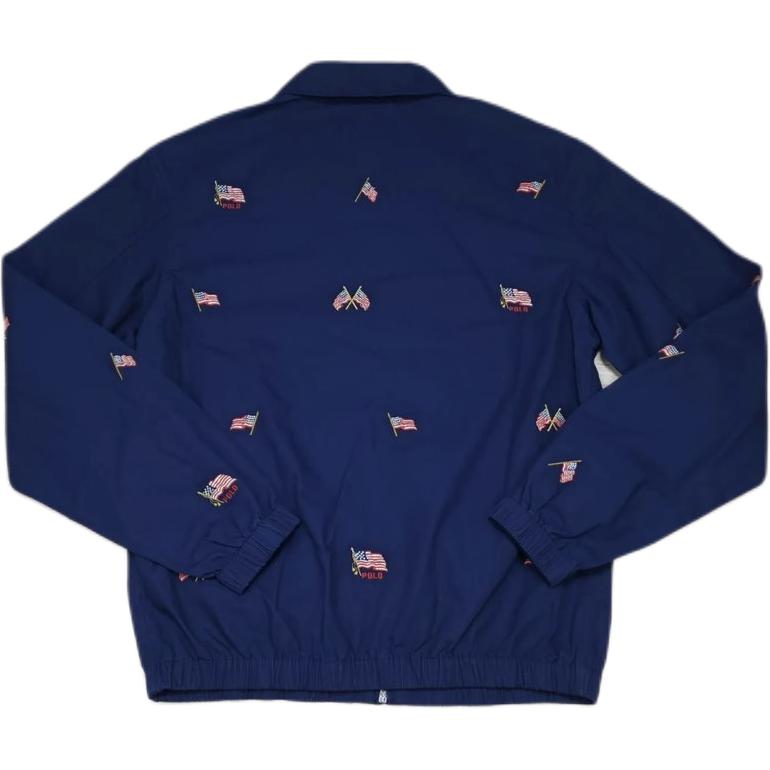 Polo Ralph Lauren Flag Embroidery Long-Sleeve Jacket Navy Blue 710869778-001 圖 3