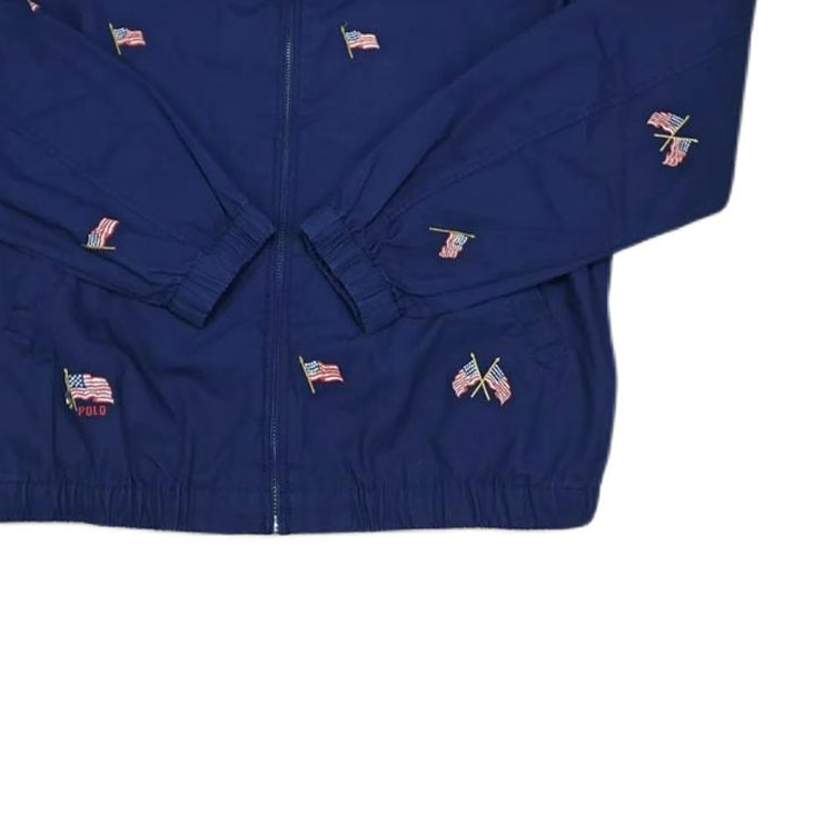 Polo Ralph Lauren Flag Embroidery Long-Sleeve Jacket Navy Blue 710869778-001 圖 5