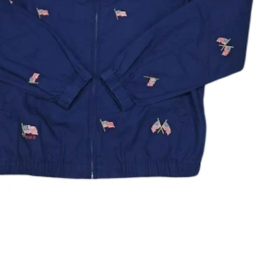 Polo Ralph Lauren Flag Embroidery Long-Sleeve Jacket Navy Blue 710869778-001 Purchase Polo Ralph Lauren Flag Embroidery Long-Sleeve Jacket Navy Blue 710869778-001
