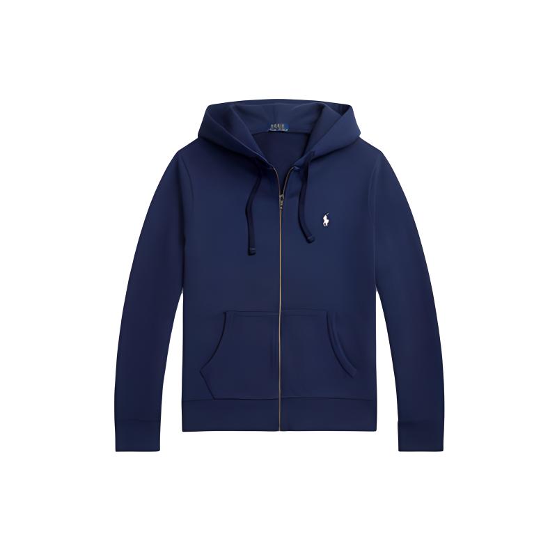 Polo Ralph Lauren Full-Zip Cotton Hoodie  Navy Blue FW24 MNPOKNI16823641-410 圖 2