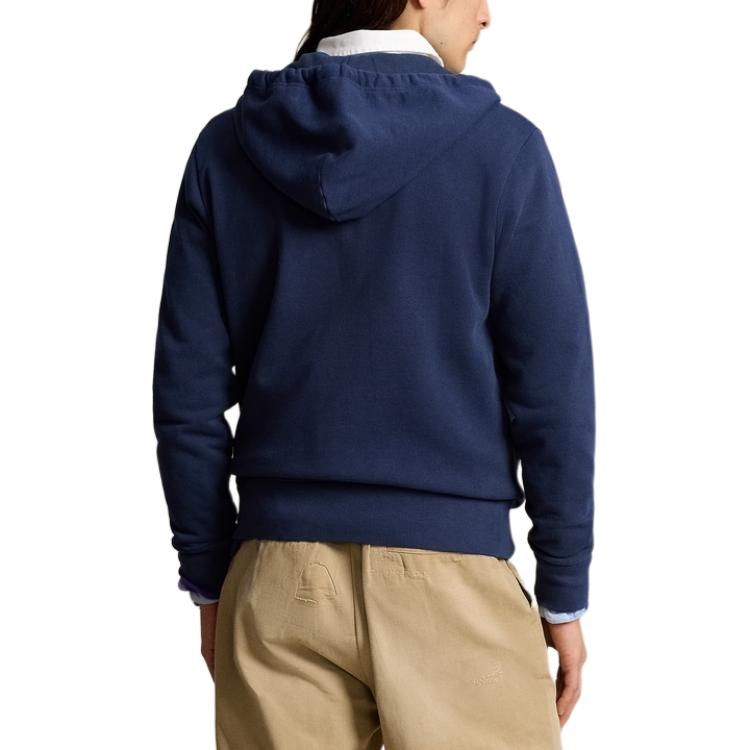 Polo Ralph Lauren Full-Zip Cotton Hoodie  Navy Blue FW24 MNPOKNI16823641-410 圖 5