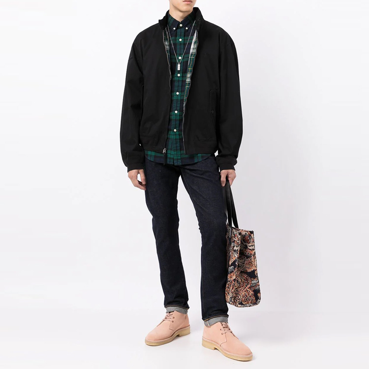 Polo Ralph Lauren FW21  Black Logo Embroidered Zip-Up Stand Collar Jacket. 710776849-002 圖 3