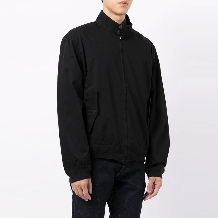 Polo Ralph Lauren FW21  Black Logo Embroidered Zip-Up Stand Collar Jacket. 710776849-002 圖 4