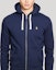 Details for Chaqueta Sudadera Azul Marino Polo Ralph Lauren FW21 Full-Zip Velour. MNPOKNI16820-214