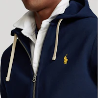 Sizing Polo Ralph Lauren FW21 Full-Zip Velour Jacket Navy Blue Sweatshirt MNPOKNI16820-214