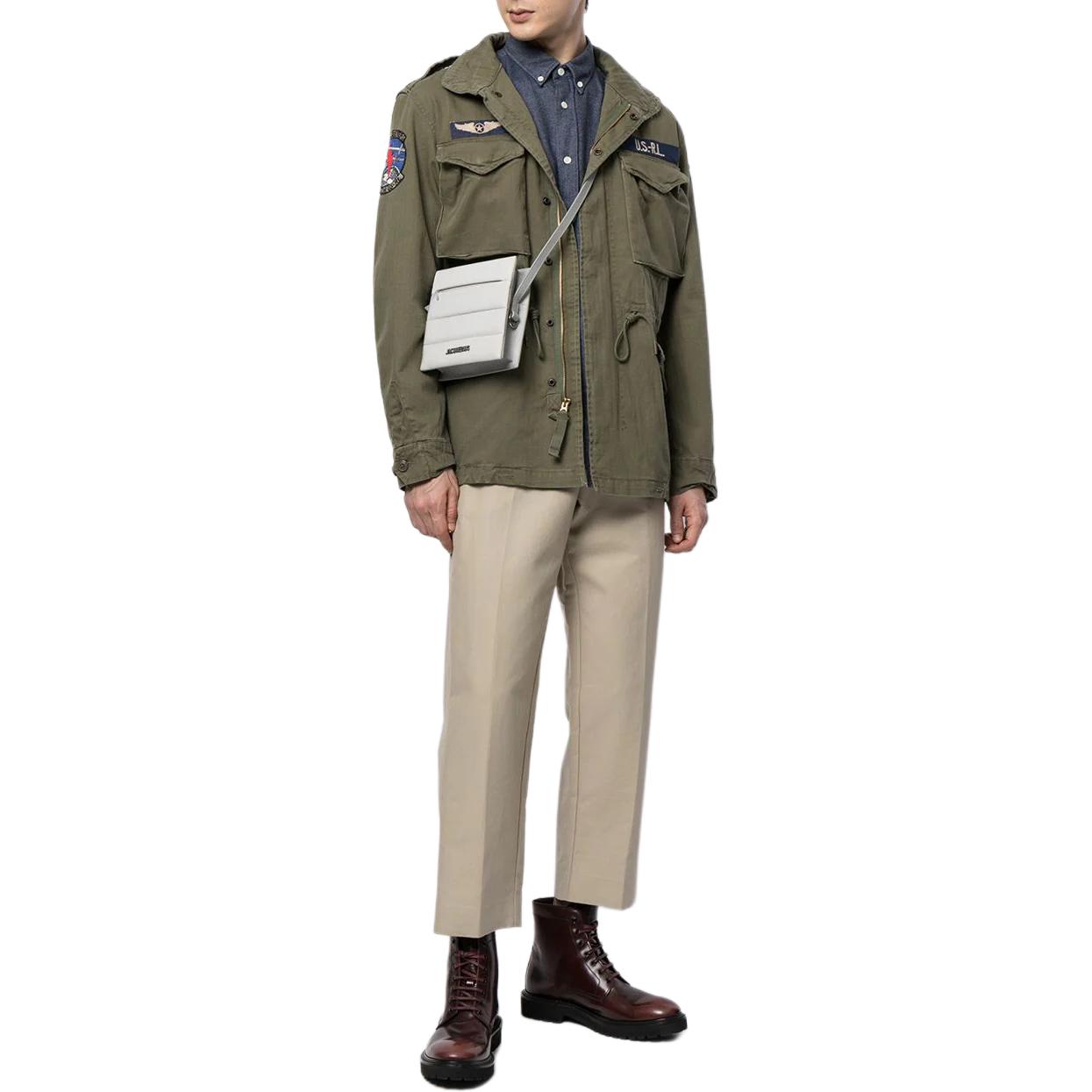 Polo Ralph Lauren FW21  Green Logo Print High-Neck Zip-Up Jacket 710722923-003 圖 3